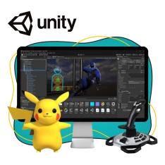 Мир игр на Unity 2D на популярном движке + AI-помощники - КИБЕРшкола программирования для детей, компьютерные курсы для школьников, начинающих и подростков - KIBERone г. Кстово