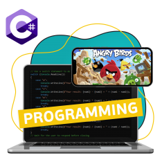 Программирование на C#. Удивительный мир 2D-игр - КИБЕРшкола программирования для детей, компьютерные курсы для школьников, начинающих и подростков - KIBERone г. Кстово