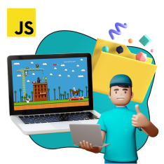 Программирование на JavaScript. Учимся создавать игры! - КИБЕРшкола программирования для детей, компьютерные курсы для школьников, начинающих и подростков - KIBERone г. Кстово